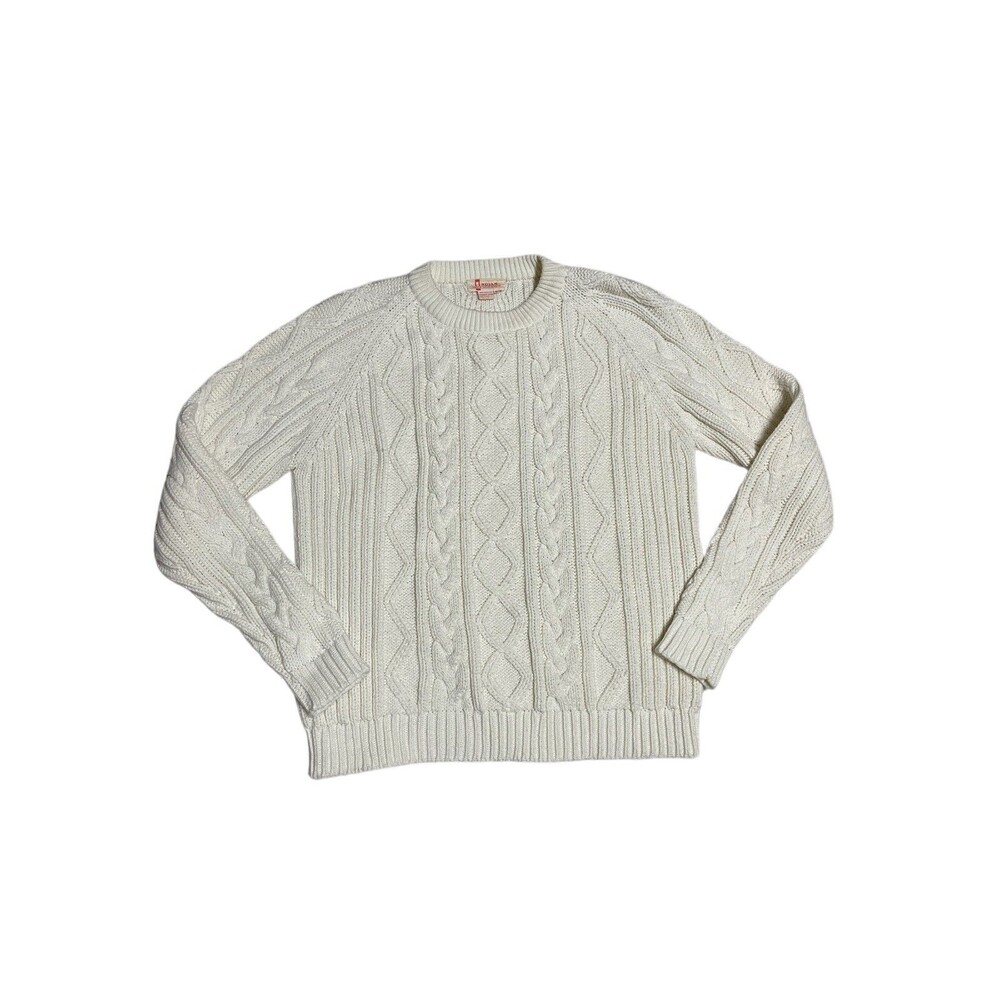 Vintage 1970s Indian‎ Brand Sportswear Vintage Sweater Fishermen Chunky Knit